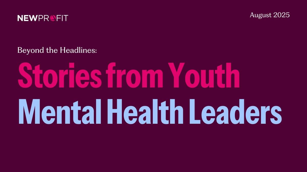 Stories From Youth Mental Health Leaders