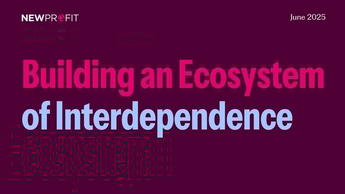 Building an Ecosystem of Interdependence
